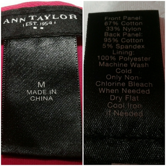 Ann Taylor Fuchsia lace sleeveless shirt size M - Picture 8 of 8